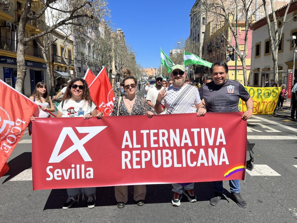 Alternativa Republicana se incorpora a la confluencia municipal impulsada por Podemos e Izquierda Unida en Sevilla