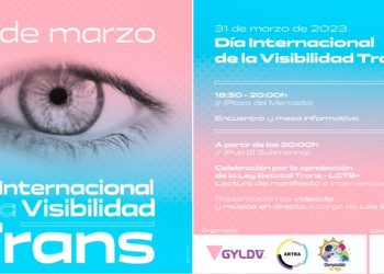 GYLDA LGTBI+, ARTRA y Chrysallis celebran la aprobación de la Ley Trans y LGTBI+ estatal coincidiendo con el Día internacional de la visibilidad Trans este viernes 31