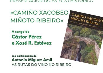 Presentación do libro: «Camiño Xacobeo Miñoto Rebeiro» na asociación Silva Escura, en Celanova