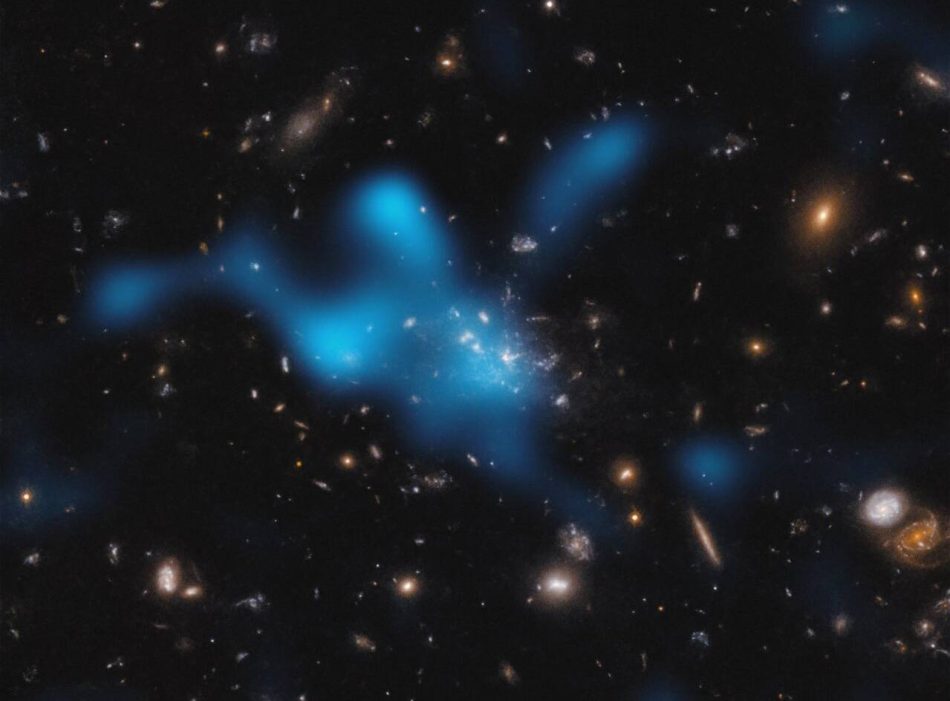 Observado el nacimiento de un remoto cúmulo de galaxias del universo temprano