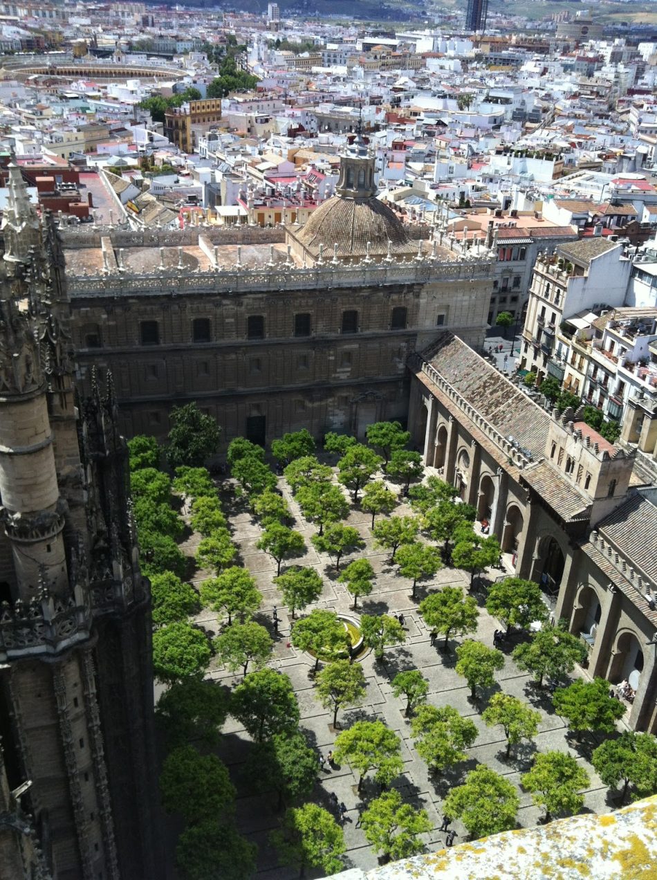 Podemos-Izquierda Unida exige la recuperación del Patio de los Naranjos de la Catedral de Sevilla como plaza pública, y la reversión de las inmatriculaciones