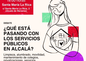 Izquierda Unida Alcalá de Henares organiza un acto sobre los servicios públicos municipales con el exconcejal madrileño Carlos Sánchez Mato