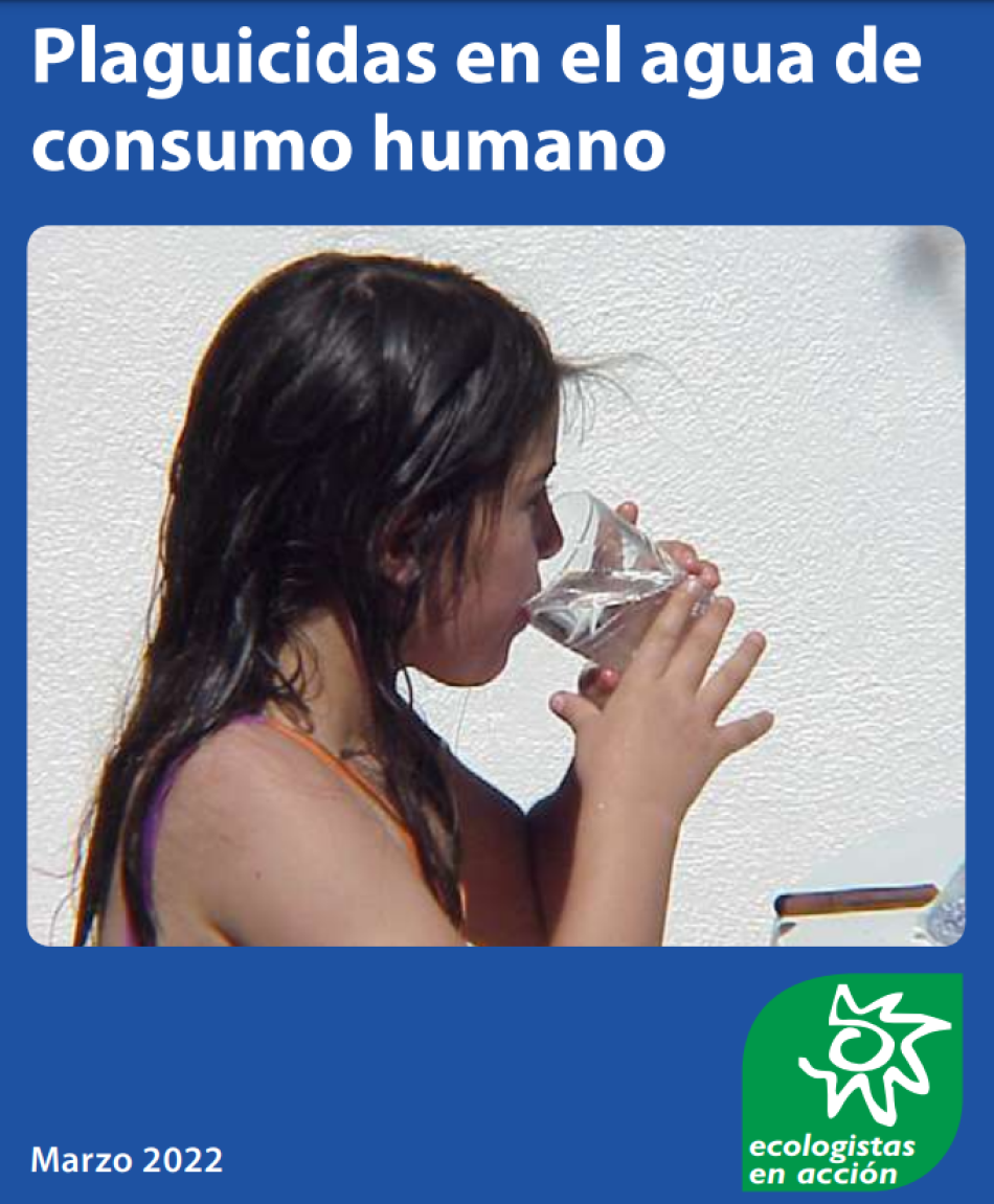 Los controles de calidad de agua potable son insuficientes porque no analizan los plaguicidas que se emplean ampliamente