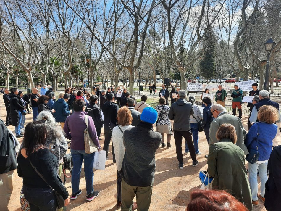 Salvemos el Calero: la vecindad de Ciudad Lineal (Madrid) se moviliza contra las obras de reforma del parque