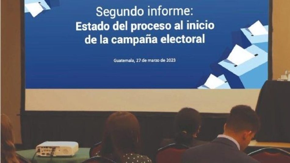 Denuncian judicializacion de elecciones en Guatemala