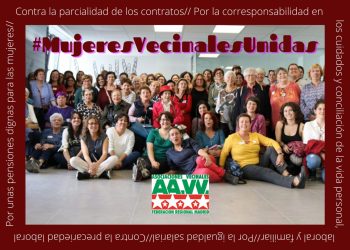 #MujeresVecinalesUnidas: ni un paso atrás en los derechos de las mujeres