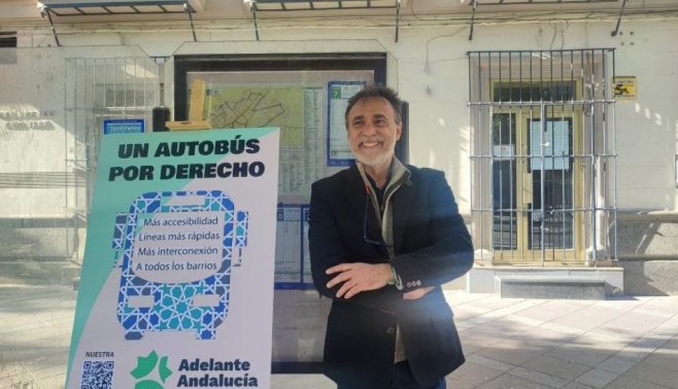 Adelante Andalucía defiende su proyecto de autobús cada 5 minutos como solución al agujero histórico del servicio de autobuses