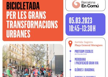 Barcelona: «Bicicletada per les grands transformacions urbanes»