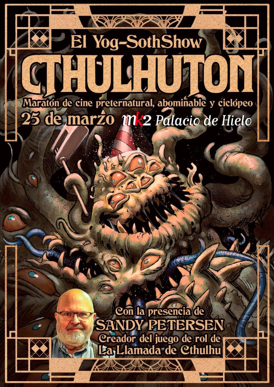 «Cthulhuton», muestra de cine para fans de H.P. Lovecraft, tendrá lugar el 25 de marzo en el cine mk2 Palacio de Hielo de Madrid