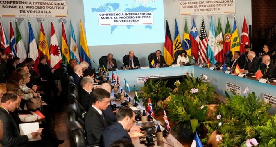 Venezuela urge fin de sanciones tras la Conferencia en Bogotá
