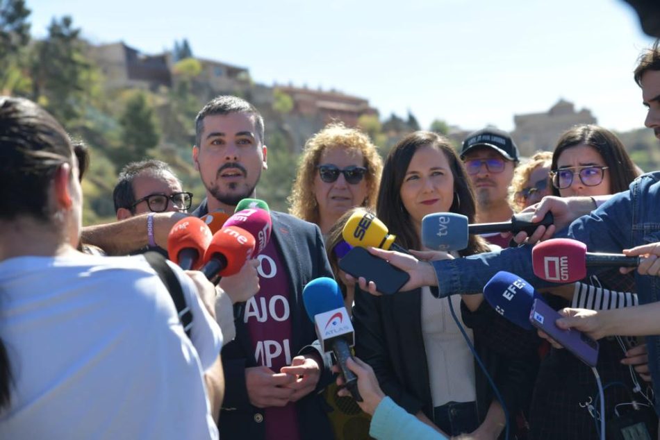 La Ministra Belarra apoya las propuestas de Gascón sobre el Tajo de descontaminación y “personalidad jurídica” para el río