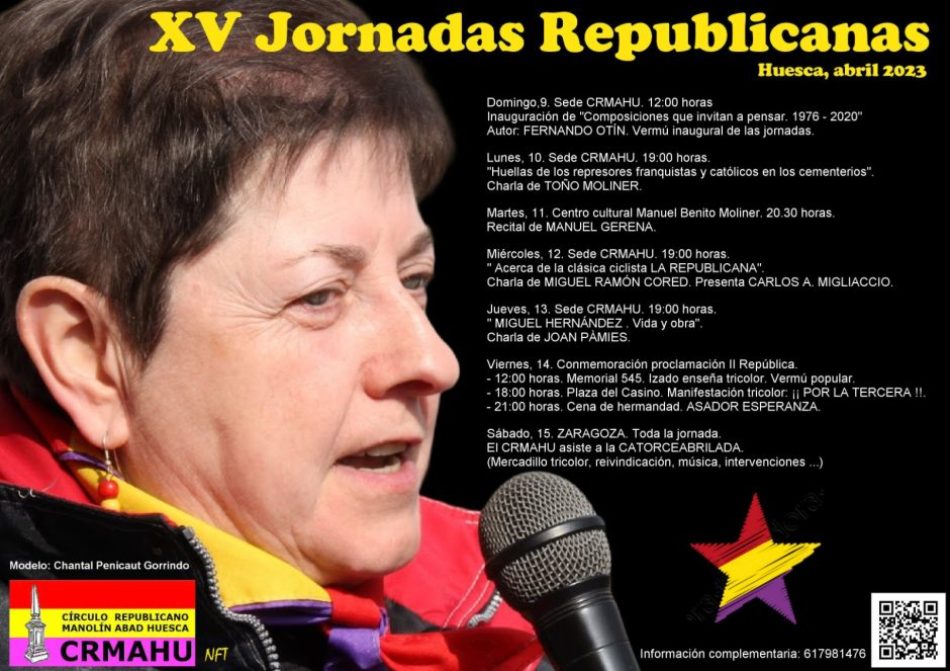 XV Jornadas Culturales Republicanas en Huesca