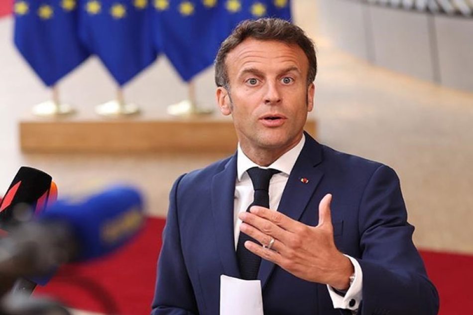 Macron ratifica que Europa no debe subordinarse a EEUU