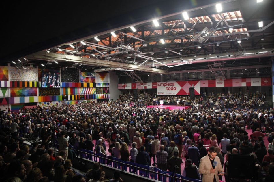 Yolanda Díaz presenta SUMAR en un acto multitudinario en Madrid: «Nuestro país tiene sed de cambio»