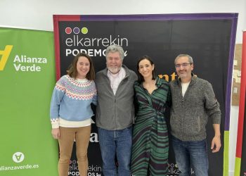 Juantxo López de Uralde cierra la lista de Elkarrekin Podemos para las elecciones municipales en Vitoria-Gasteiz