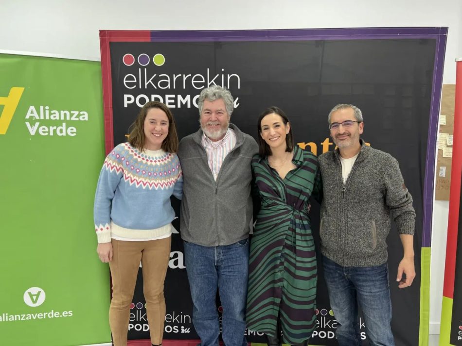 Juantxo López de Uralde cierra la lista de Elkarrekin Podemos para las elecciones municipales en Vitoria-Gasteiz