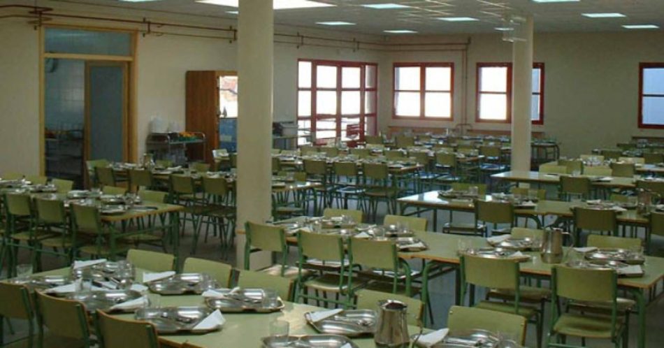 La lucha por unos comedores escolares públicos de calidad en Aragón
