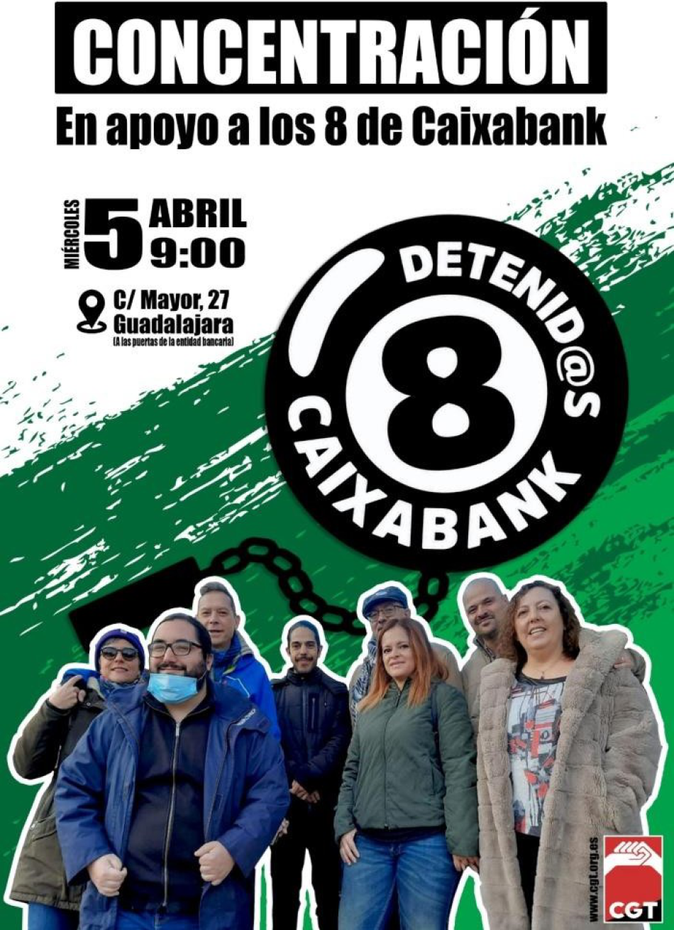 Ante la criminalización de la protesta, la dignidad rebelde de “Las 8 de Caixabank”