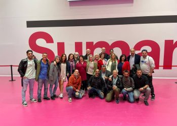 IU Madrid transmite su apoyo a Sumar y a Yolanda Díaz en Magariños