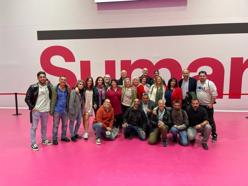 IU Madrid transmite su apoyo a Sumar y a Yolanda Díaz en Magariños