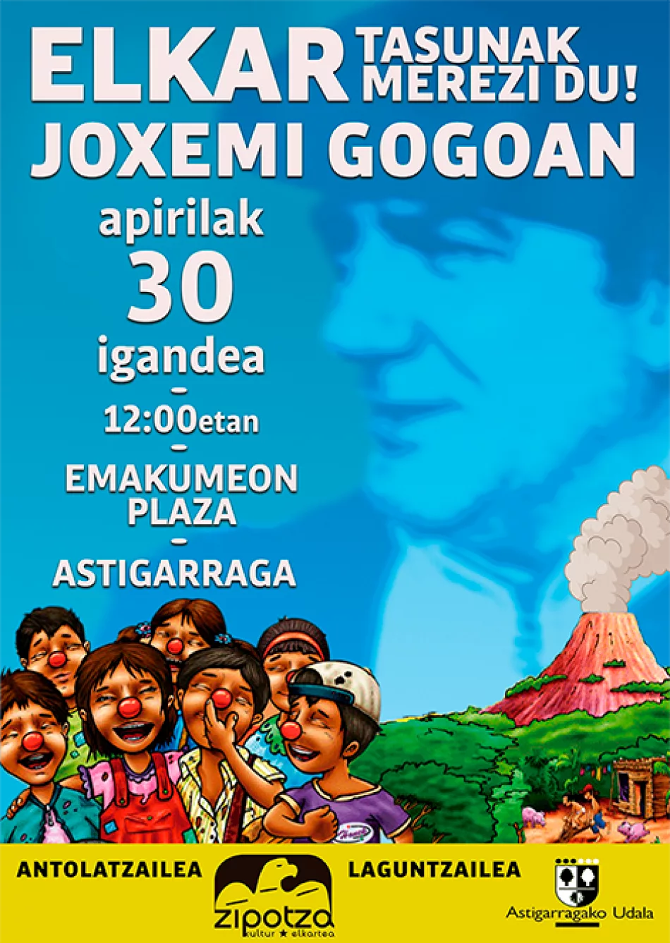 Homenaje popular al Compañero Joxemi el 30 de abril en Astigarraga