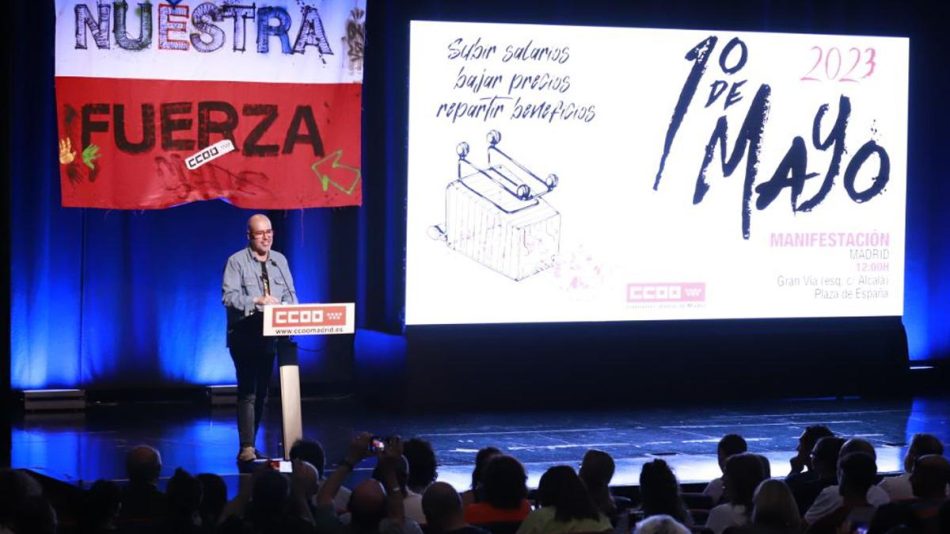 Unai Sordo: “O suben los salarios o en otoño habrá un escenario de movilización general en España”