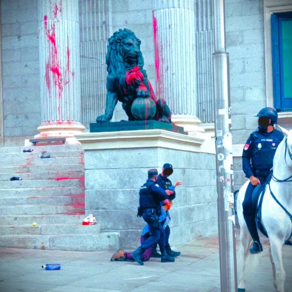 CNT Jerez expresa su apoyo ante las acciones no violentas en la puerta de las Cortes