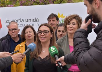 Aída Castillejo presenta la coalición IU Rivas-Verdes Equo-Más Madrid. : “Se trata de decidir si queremos una ciudad en la que mande el ladrillo o una en la que lo hagan los vecinos y las vecinas”