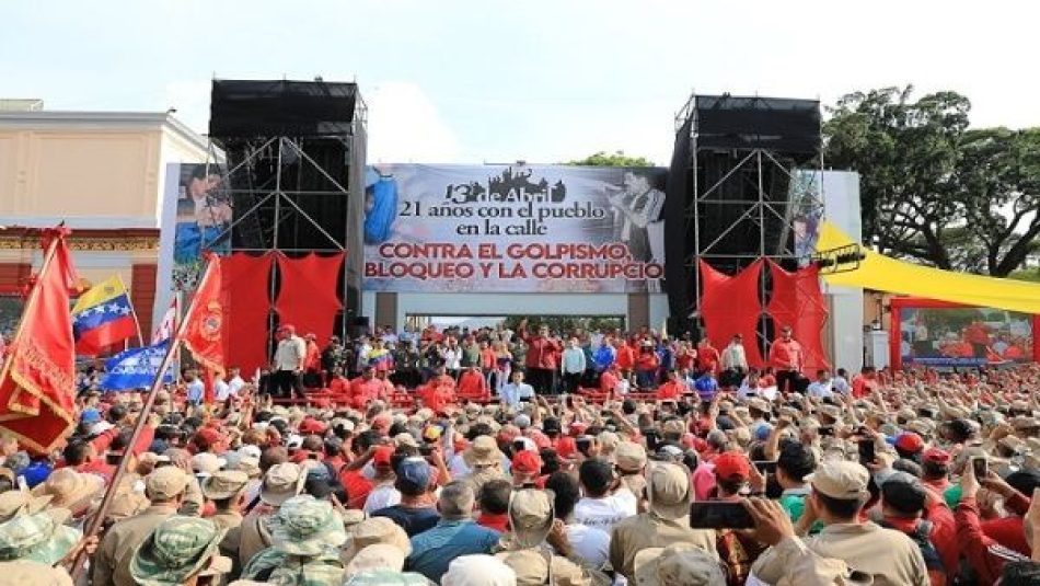 Presidente venezolano llama al pueblo a un nuevo 13 de abril contra la corrupción