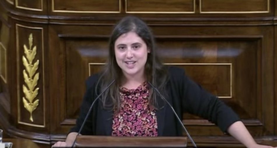 La diputada Roser Maestro afirma en el Congreso que el PP demuestra en la práctica con sus enmiendas que “está dudando” de poder conseguir unos “buenos resultados el 28M” 