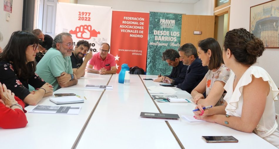 Elecciones del 28M: la FRAVM presenta a Reyes Maroto sus propuestas para la capital