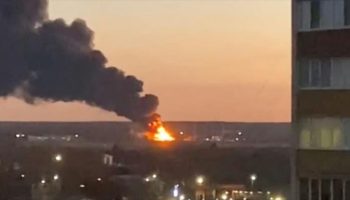 Ataque con dron incendia una refinería de petróleo en Rusia