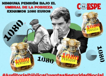 Convocan movilización de pensionistas exigiendo 1080€ de pensión mínima