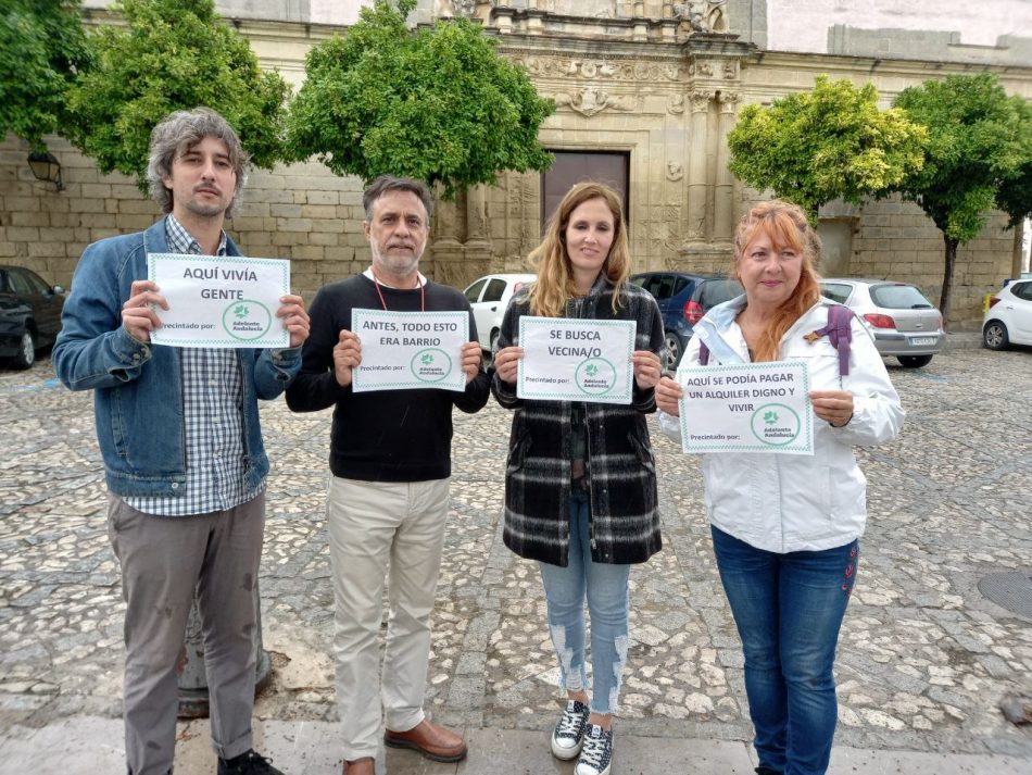 Adelante Andalucía apuesta por un plan para repoblar el centro histórico de Jerez con vivienda pública