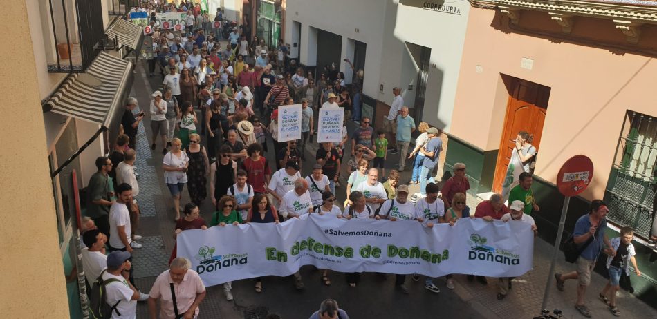 Clamor en Sevilla en defensa de Doñana