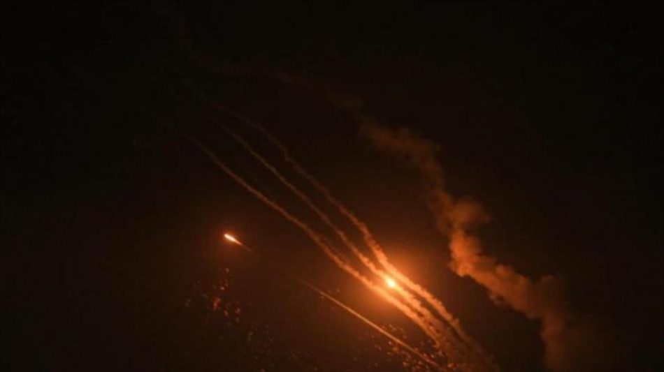 Resistencia palestina responde a ataques de Israel con 70 cohetes