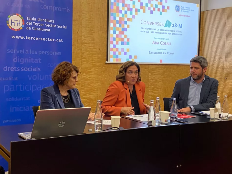 Ada Colau anuncia que 30.000 persones més es beneficiaran en l’accés a rendes vitals a Barcelona