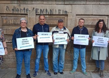 O BNG de Celanova urxe a protección da pintada Adiante e alerta sobre o desleixo do patrimonio