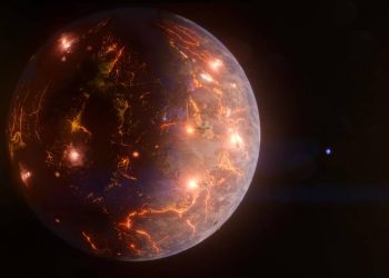 Descubierto un planeta de tipo terrestre que podría estar cubierto de volcanes