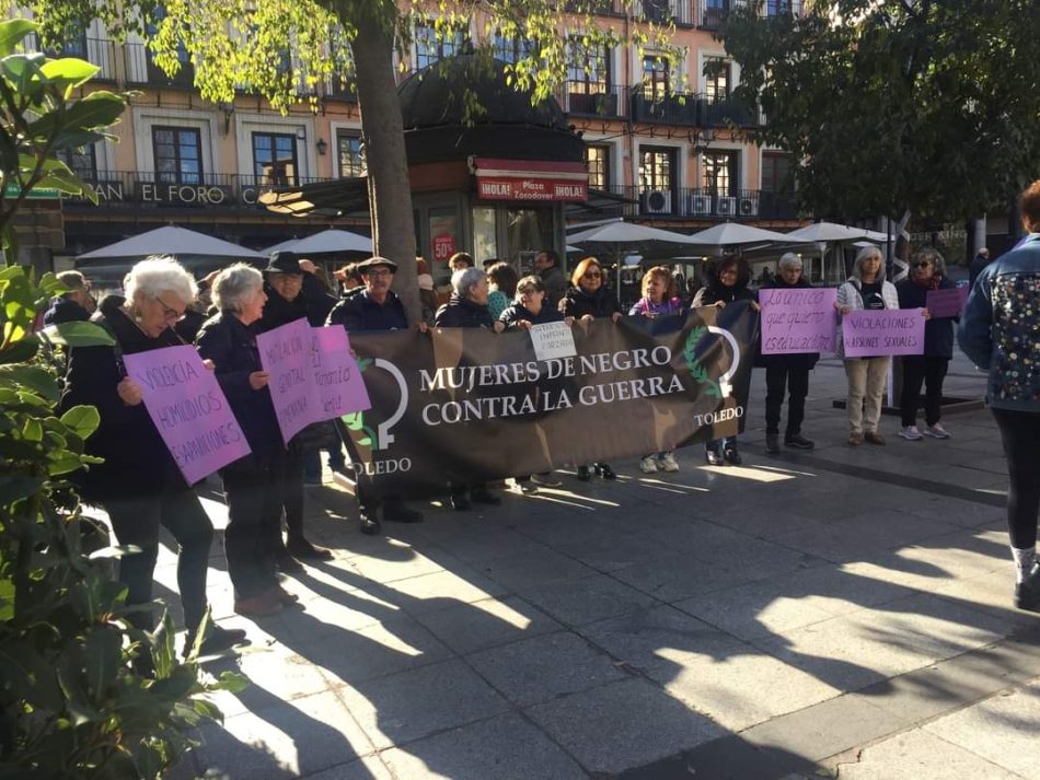 Apoyo y solidaridad con las compañeras de Mujeres de Negro de Toledo
