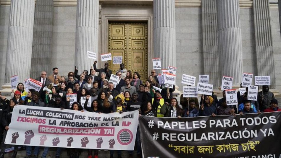 La ILP para la Regularización Extraordinaria de personas migrantes se presenta en el Congreso de los Diputados