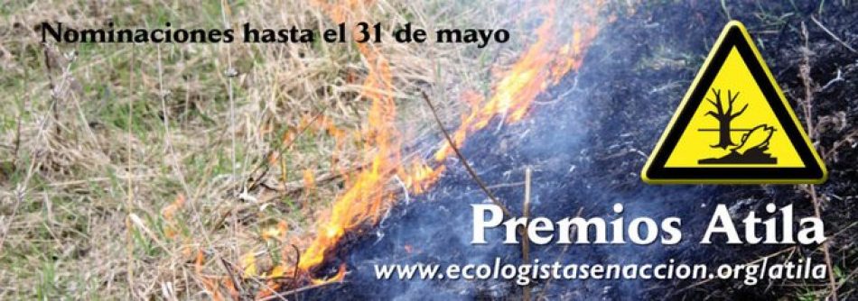 Ecologistas en Acción de Extremadura convoca los premios “Atila 2023”