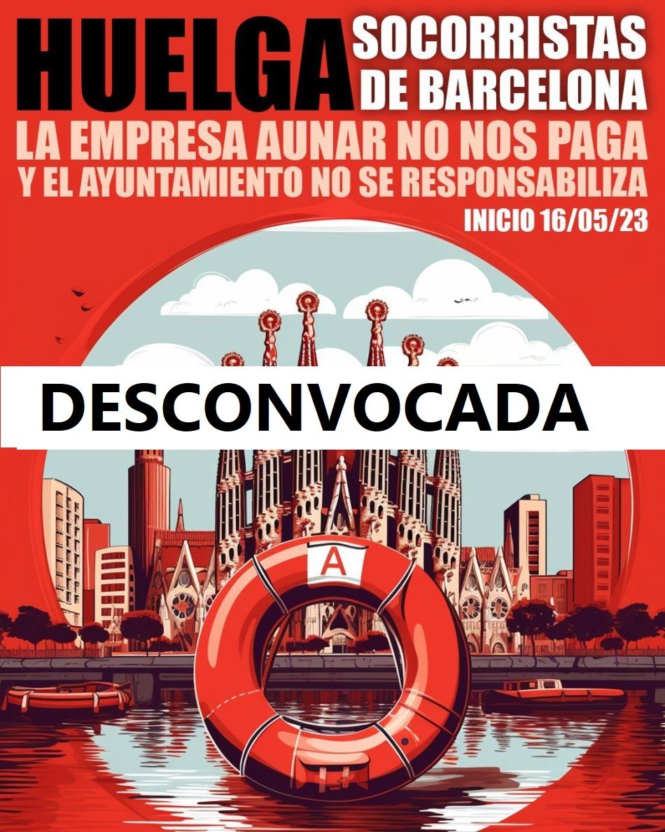 Suspendida temporalmente la huelga indefinida de los socorristas de Barcelona, tras acuerdo con el Ayuntamiento