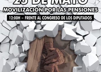 CGT apoya las concentraciones del 25 de mayo por la pensión mínima de 1.080 euros y la eliminación de la brecha de género