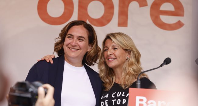 Ada Colau, a la gent progressista: «Si volem un govern d’esquerres, anem a votar massivament Barcelona en Comú aquest diumenge»