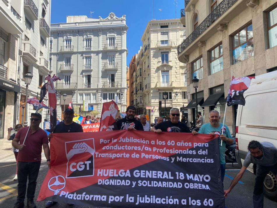 La CGT convoca una huelga general de transportes de 24 horas para el jueves 18 de mayo
