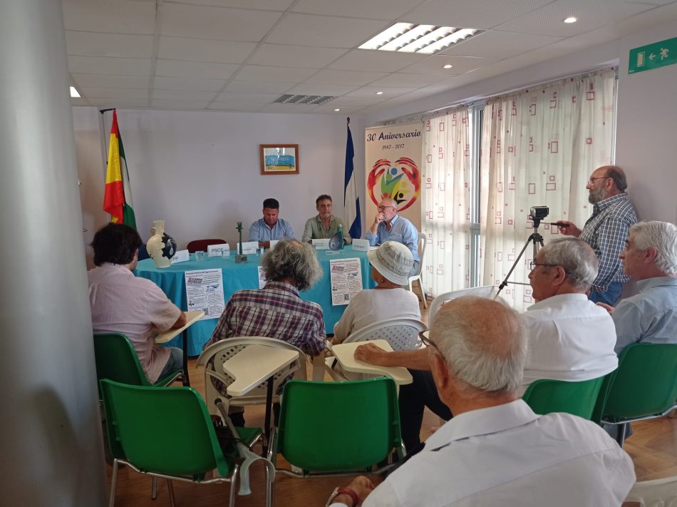 PP y Ciudadanos plantan a la Coordinadora y el PSOE sienta a un militante que no entiende sobre el Agua en la Jornada Política Electoral 2.023