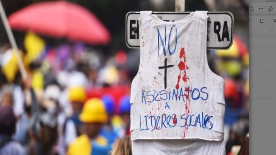 Asesinan a líder social en Valle del Cauca, Colombia