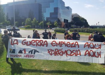 Protesta ciudadana contra la Feria Internacional de Defensa y Seguridad