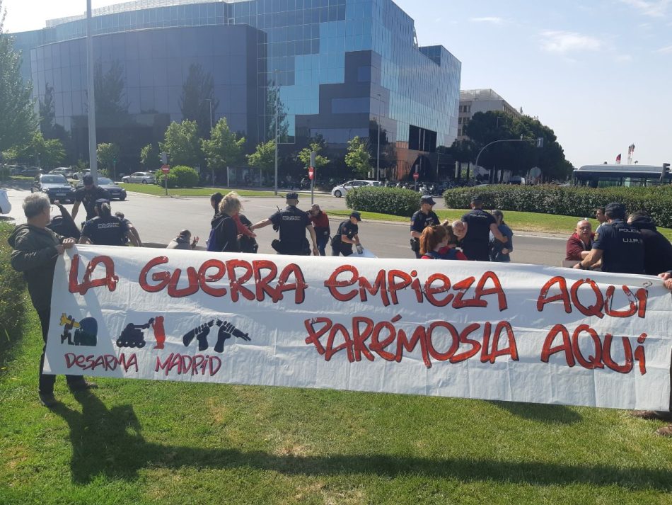 Protesta ciudadana contra la Feria Internacional de Defensa y Seguridad